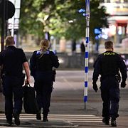 Arkivbild från en annan polisinsats i Majorna i Göteborg.