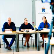 Kriminalkommissarie Johan Frisk, kammaråklagare Heléne Thomasson, och förundersökningsledare Linda Schön.
