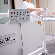 BB familj på Skånes universitetssjukhus. Arkivbild