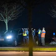 Polis vid Valborgsfirandet i Malmö.