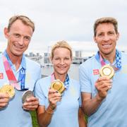 Peder Fredricson, Malin Baryard och Henrik von Eckermann.