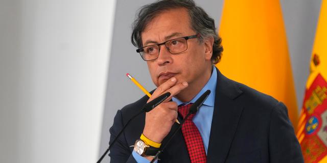 President Gustavo Petro.  Paul White / AP