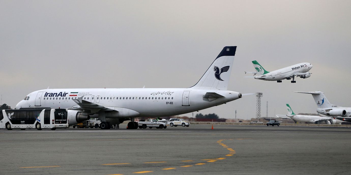 Arkivbild på iranska Mahan Air.