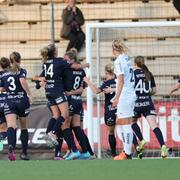 Rosengårds Mia Persson gjorde 2-1.