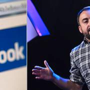 Arkivbilder: Facebook och avgående säkerhetschefen Alex Stamos.