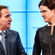 Stefan Löfven och Anna Kinberg Batra.
