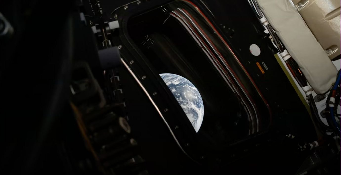 Den här bilden av jorden är tagen av astronauten Reid Wiseman under fredagen.