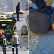 Drottninggatan den 7 april 2017/Rakhmat Akilov grips timmar senare.