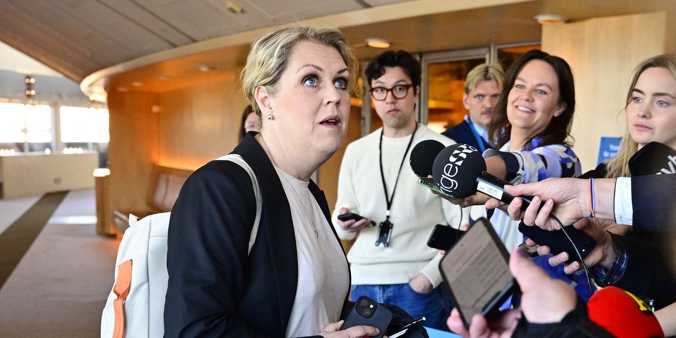 Lena Hallengren (S).