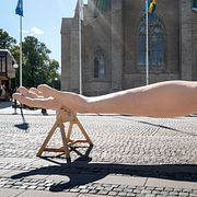 Konstverket ”Jag är extrem” av Lilith.