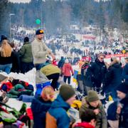 Bild från Holmenkollen, 9 mars. 