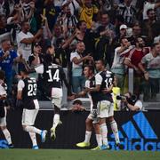 Juventus firar segermålet.