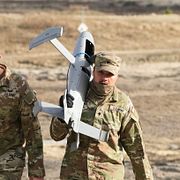 Meropsdrönare testas i Polen i november 2025.