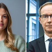 Avanzas sparekonom Felicia Schön och SEB-ekonomen Robert Bergqvist.