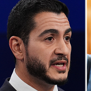  Abdul El-Sayed, Susan Collins  och Mike Roger.