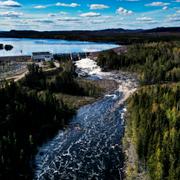 Vattenkraftverket Laforsen utanför Kårböle.