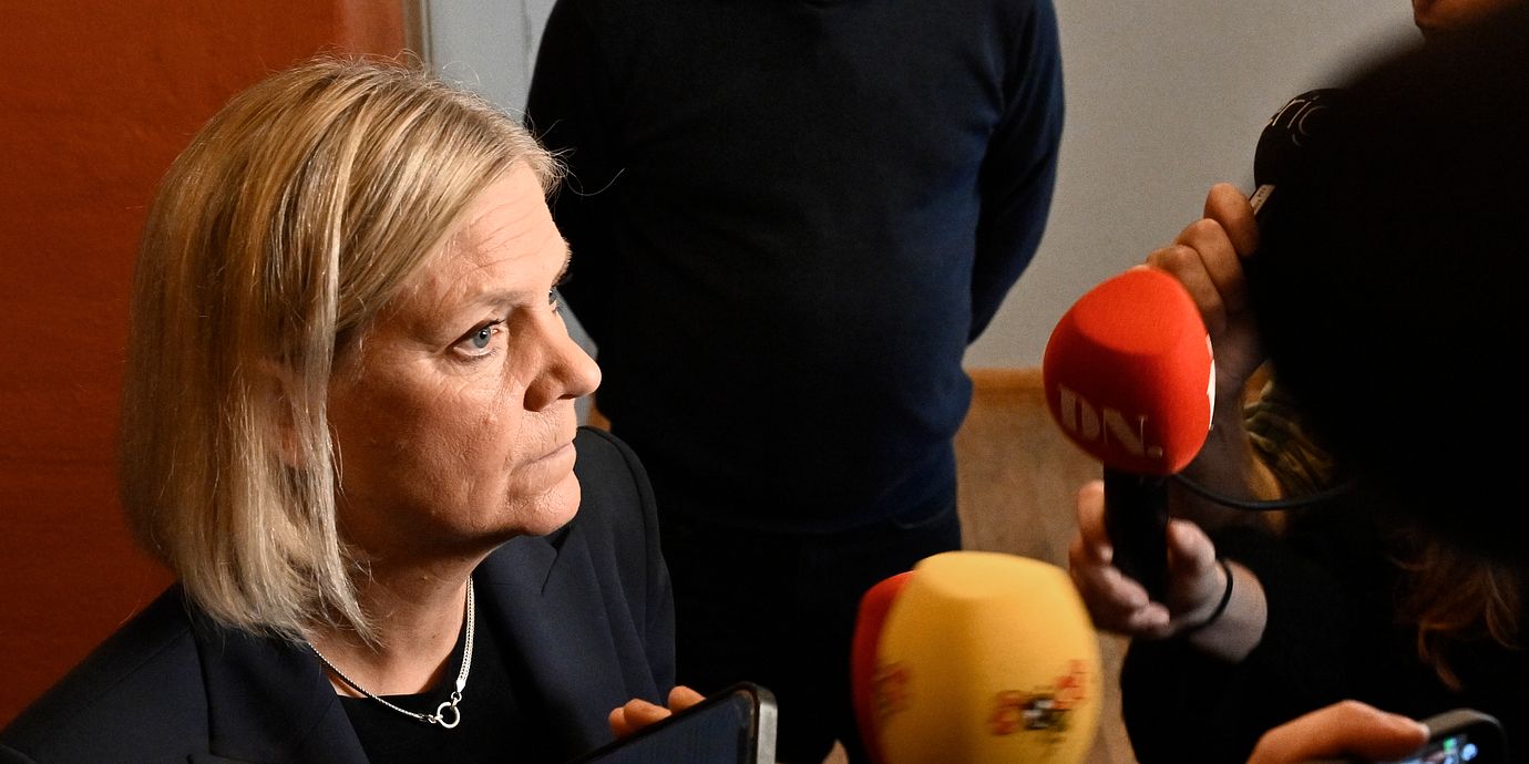 S-ledaren Magdalena Andersson.