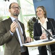 Arkivbild: Eneroth och miljöminister Karolina Skog (MP). 