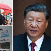 Han Duck-soo, Xi Jinping och hans hustru Peng Liyuan.