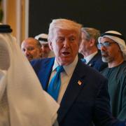 Donald Trump på fredagen.