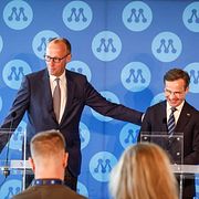 Friedrich Merz och Ulf Kristersson.