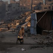 En bild från Gaza stad. 