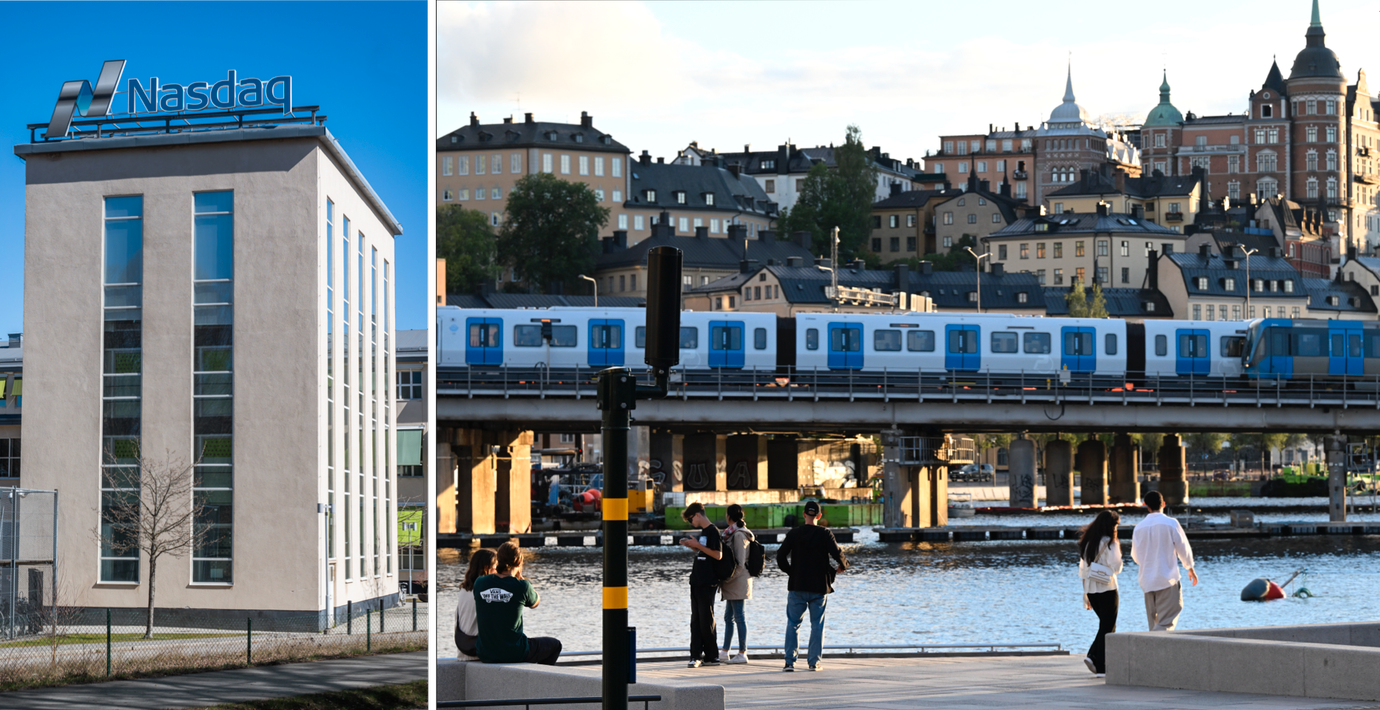 Stockholmsbörsen. Stockholm. Arkivbilder.