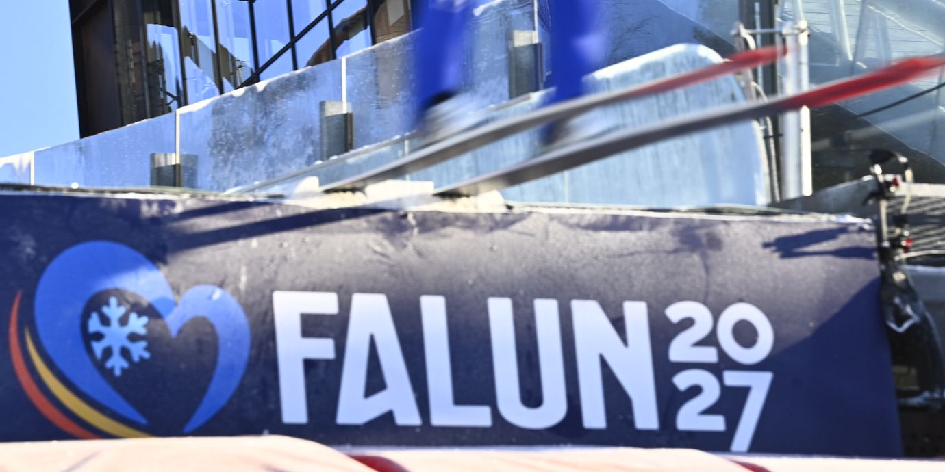 Logotyp för skid-VM 2027 i Falun.