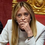 Italiens premiärminister Giorgia Meloni. Illustrationsbild.