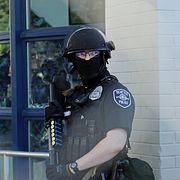 Amerikansk polis, arkivbild.