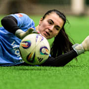 Zecira Musovic under en träning med Malmö FF förra veckan.