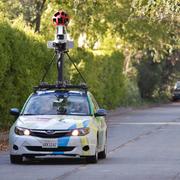 In this Oct. 27, 2010 file photo, an employee drives a Google vehicle around Palo Alto, Calif., streets to shoot "Street Views". Israel says it is considering ways to allow Google Street View to photograph Israeli cities, despite concerns the popular service could be used to plot terror attacks. An official statement says a team of Israeli Cabinet ministers instructed experts Monday, Feb. 21, 2011, to work with Google to find a safe way to implement the feature "as soon as possible."