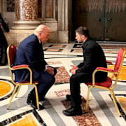 Trump och Zelenskyj.