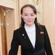 Kim Yo-Jong vid Kim Jong-Uns möte med Sydkoreas Moon Jae-in 2018