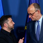 Zelenskyj och Merz.