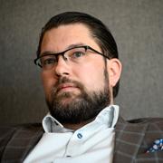 Sverigedemokraternas partiledare Jimmie Åkesson.