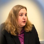 Vänsterpartiets vice partiledare Ida Gabrielsson.