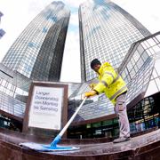 Arkivbild: Deutsche Banks huvudkontor i tyska Frankfurt. 