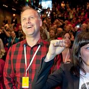 re av V:s ministerkandidater: ulla Andersson, Jonas Sjöstedt och Rossana Dinamarca