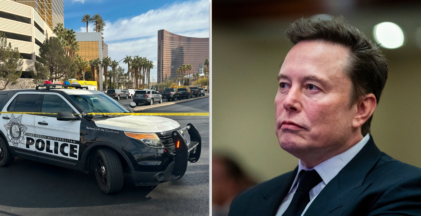 Polis uppges utreda terror – Musk: Inget fel på bilen