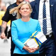 Magdalena Andersson med budgeten