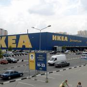 Arkivbild: Ikeabutik i Moskva.