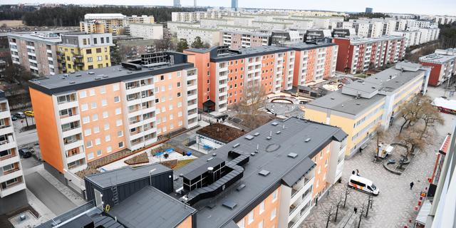 Tensta í Stockholm. ALI LORESTANI/TT / TT NYHETSBYRÅN
