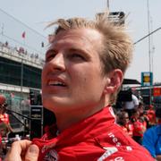 Marcus Ericsson under en Indy 500-träning tidigare i maj.