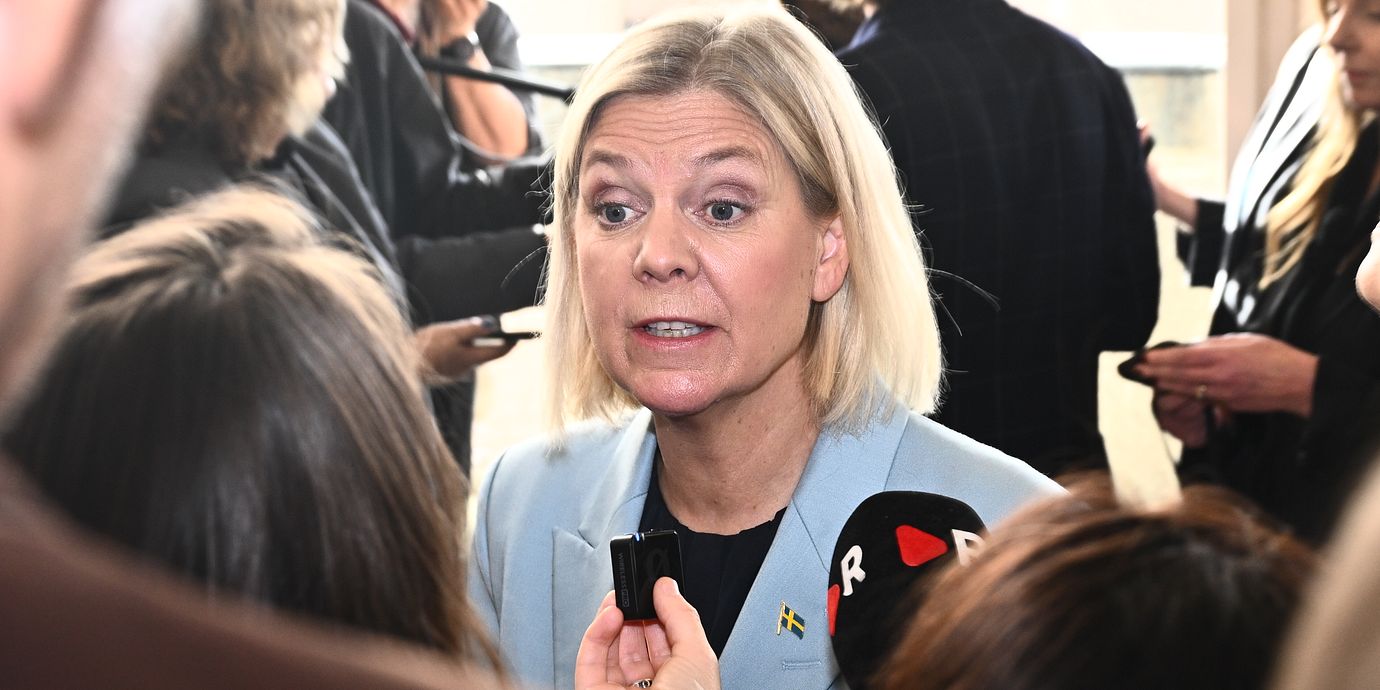 Arkivbild: Socialdemokraternas partiledare Magdalena Andersson (S).