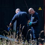 Teknisk undersökning vid brunnsfyndet i Hörby.