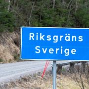 Pojken körde över svenska gränsen.