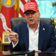 Trump på fredagen.