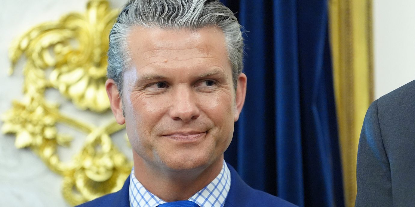 USA:s försvarsminister Pete Hegseth.