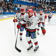 Frölunda firade segern. 